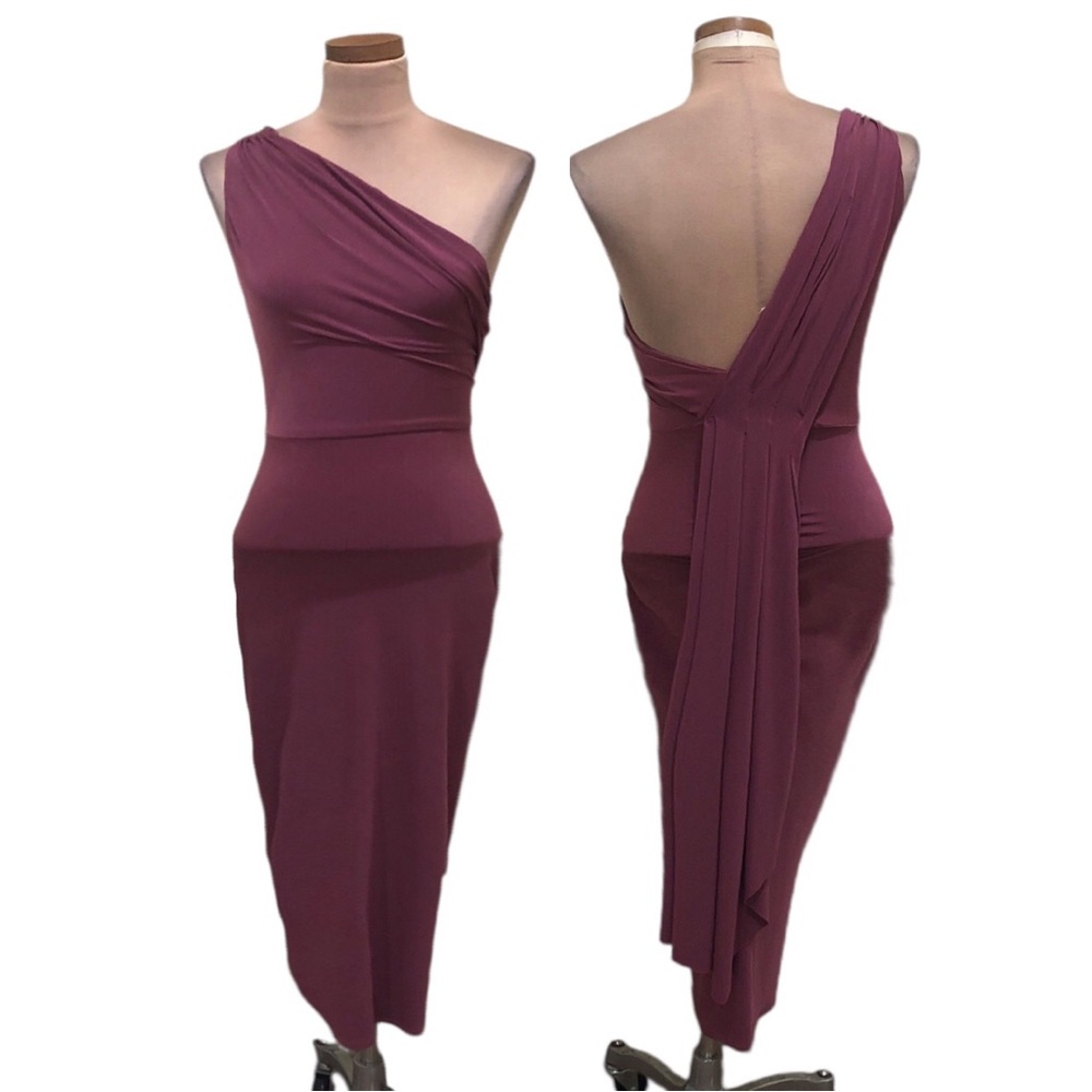 Katie May Kong Midi Dress Size XS Berry Pink